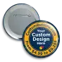 3.5" Round Custom Buttons