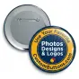 3" Round Custom Buttons