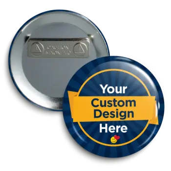 4" Round Clothing Magnets