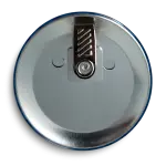 Bulldog Clip Button Back Option (No Pin Holes)